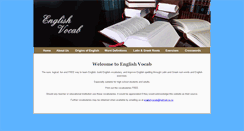 Desktop Screenshot of englishvocab.co.nz